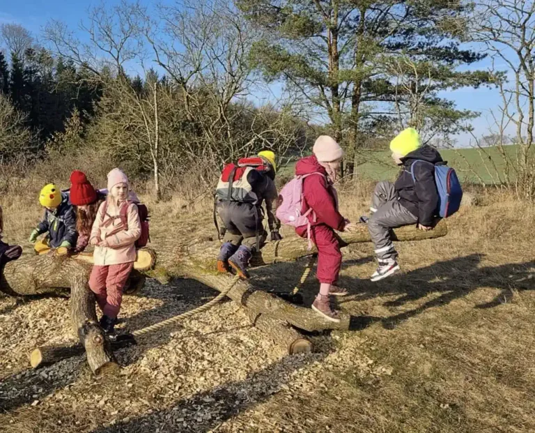 På tur med SFO i skoven
